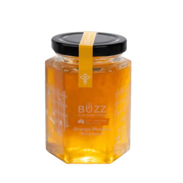Mật ong hoa cam nguyên sáp, 360g