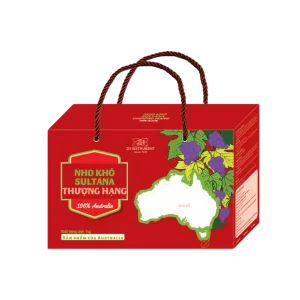 hộp đựng nho khô Úc cao cấp 1 kg