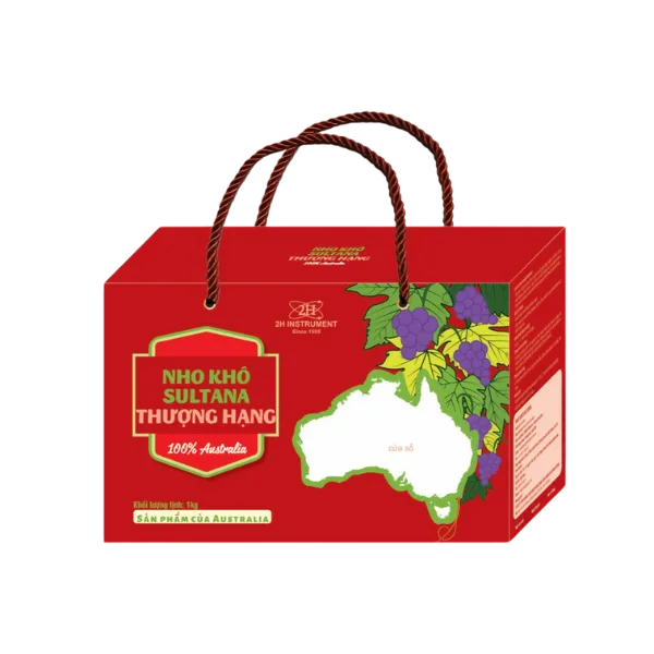 hộp đựng nho khô Úc cao cấp 1 kg